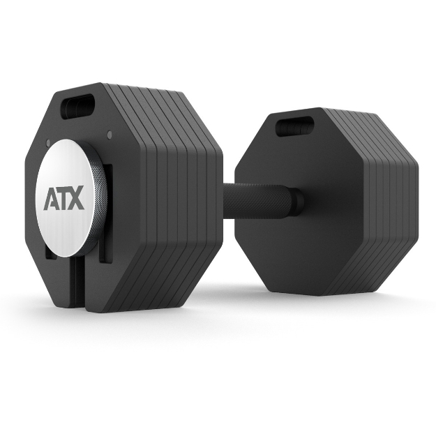 Poza cu ATX Octa Dumbbells pereche - Haltere reglabile 2 x 36 kg