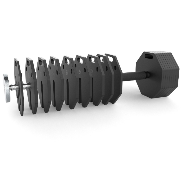 Poza cu ATX Octa Dumbbells pereche - Haltere reglabile 2 x 36 kg