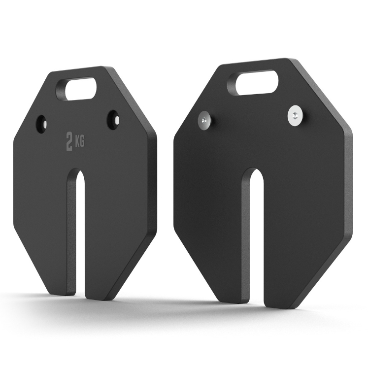 Poza cu Discuri Suplimentare ATX Octa 2 × 2 kg pentru Gantere Reglabile