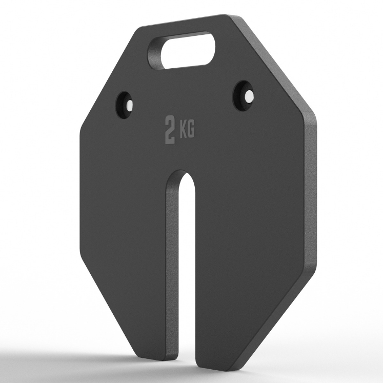 Poza cu Discuri Suplimentare ATX Octa 2 × 2 kg pentru Gantere Reglabile