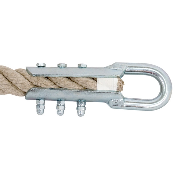 Poza cu Franghie de catarat / Frânghie din cânepă 3,5 metri cu inel – Fabricat în Germania