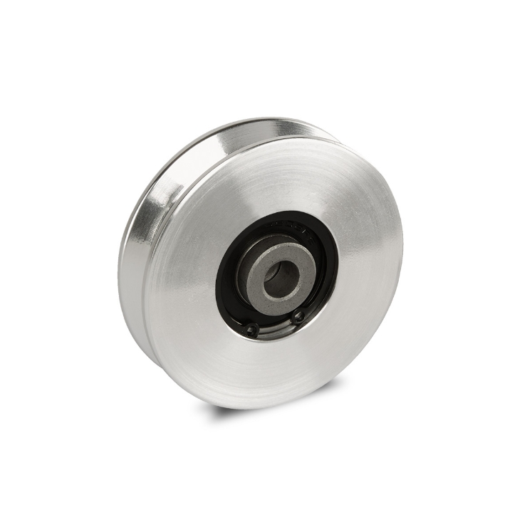 Poza cu Poulie de aluminiu / roată de direcționare ø 75 mm
