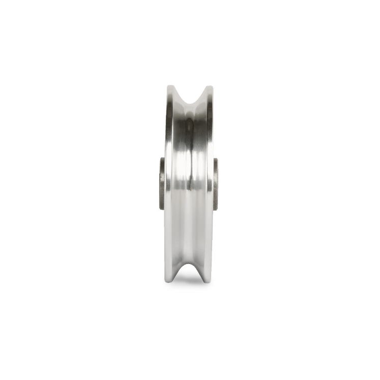 Poza cu Poulie de aluminiu / roată de direcționare ø 75 mm
