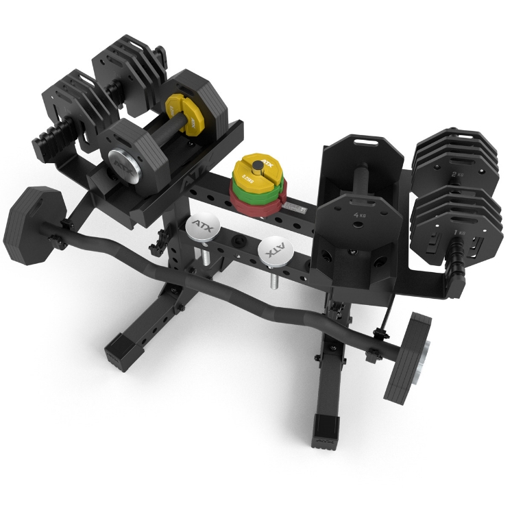 Poza cu ATX Adjustable Dumbbell Stand XL – Suport pentru gantere reglabile