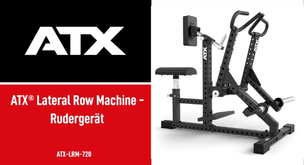 Poza cu ATX Lateral Row Machine LRM-720 - Aparat de canotaj profesional pentru spate