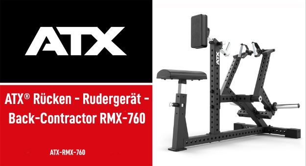 Poza cu ATX Rücken Rudergerät Back Contractor RMX-760