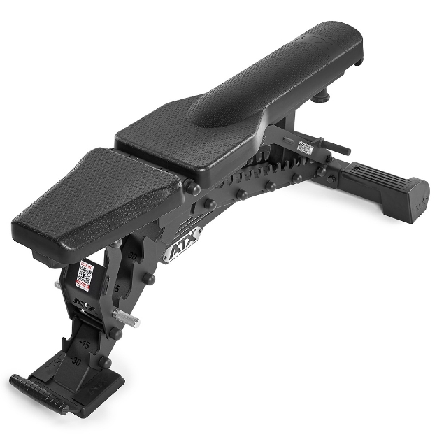 Poza cu ATX Verstellbare Hantelbank Warrior Slim reglabilă pentru antrenament intens