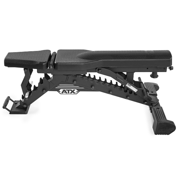 Poza cu ATX Verstellbare Hantelbank Warrior Slim reglabilă pentru antrenament intens