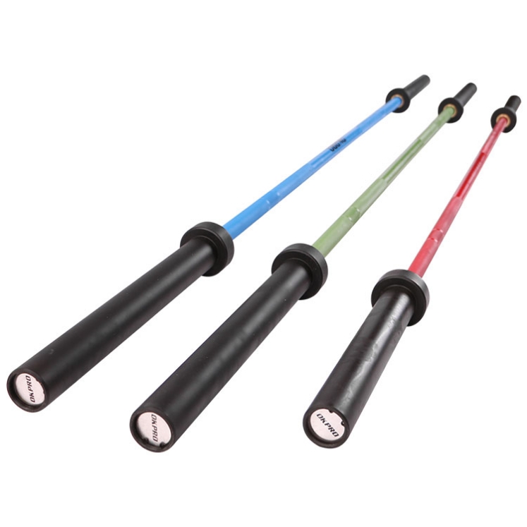 Poza cu Bară olimpică Cerakote 20KG OK5002 – rezistență premium pentru antrenamente intense