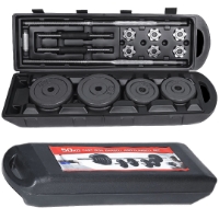 Poza cu Set Ganteră Reglabilă + Halteră OKPRO OK1035F (50kg ) – Sistem Multifuncțional Fitness