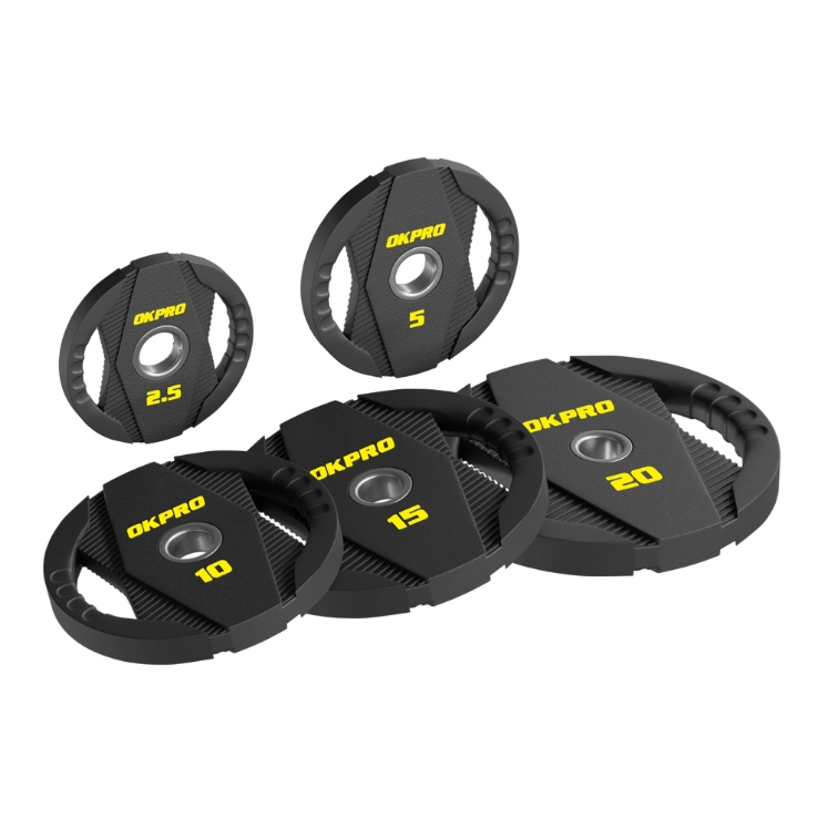 Poza cu Discuri Olimpice Urethan Premium – Greutăți Profesionale pentru Sală și Fitness