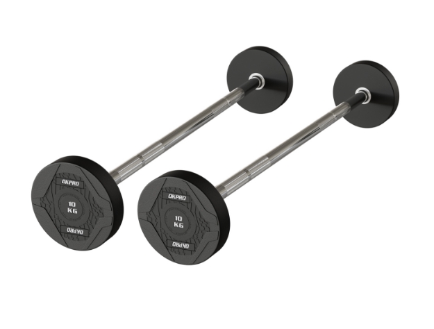 Poza cu Bare Fixe Profesionale (Fixed Barbells) – Echipamente Premium pentru Forță și Fitness