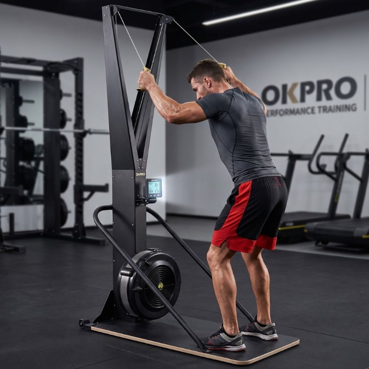 Poza cu Aparat Ski Erg Profesional OKPRO OK9198 – Cardio Full Body