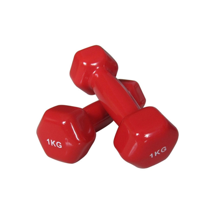 Poza cu Gantere din Vinil Hexagonale 1–10 kg pentru Fitness și Aerobic, TheWay Fitness 