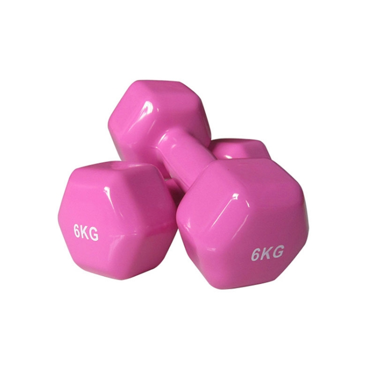 Poza cu Gantere din Vinil Hexagonale 1–10 kg pentru Fitness și Aerobic, TheWay Fitness 