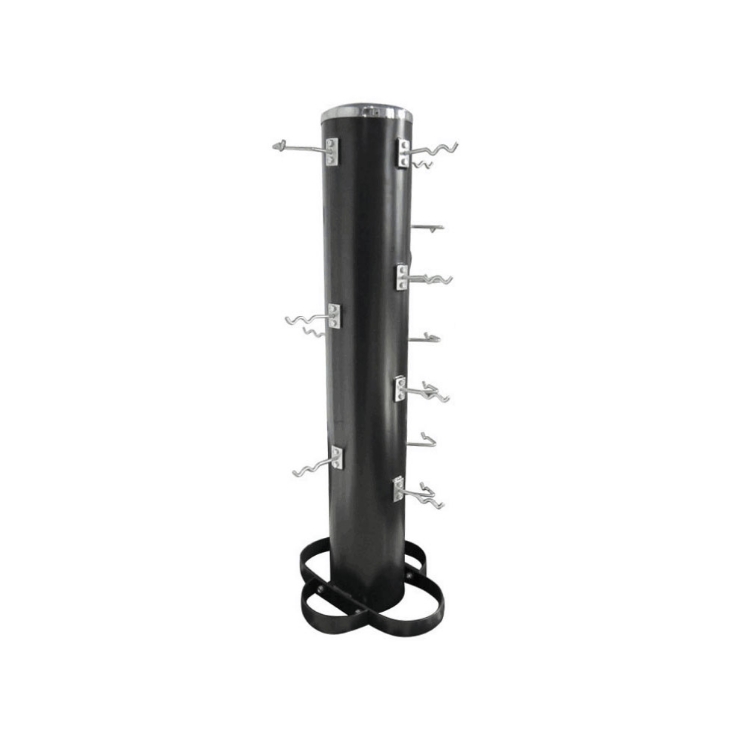 Poza cu Suport Vertical pentru Bare Aparat Fitness – Organizare Eficientă și Design Compact