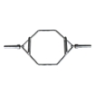 Poza cu Bară Hexagonală 50 mm din Oțel Cromat – cu Siguranțe Incluse 