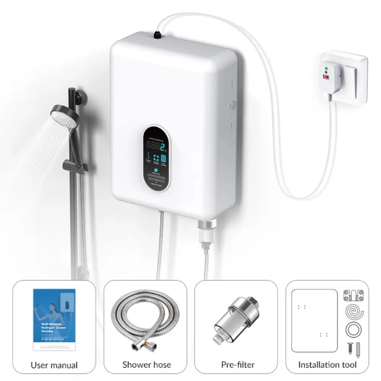Pachet Aparat generator de apa hidrogenata pentru dus