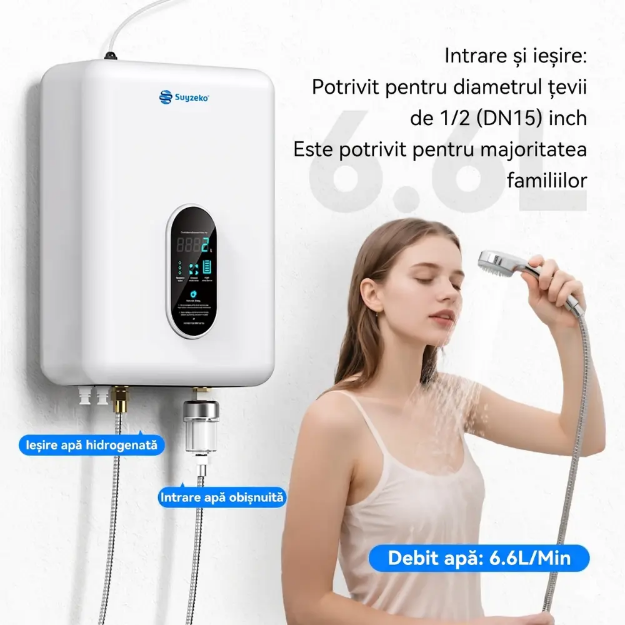 Poza cu Aparat Generator Apa Hidrogenata pentru Dus si Baie SPA, Suyzeko, GY-QYJ-519