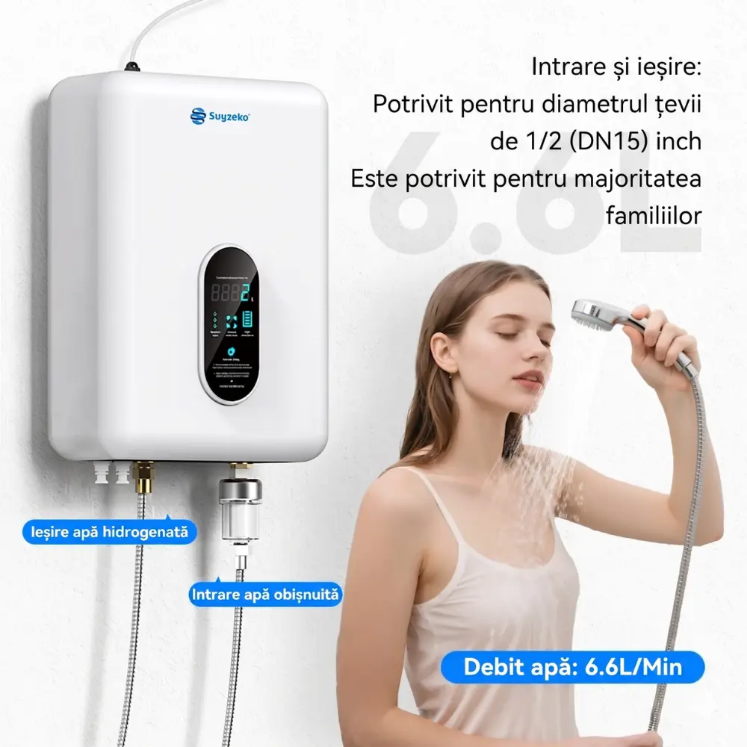 Poza cu Aparat Generator Apa Hidrogenata pentru Dus si Baie SPA, Suyzeko, GY-QYJ-519