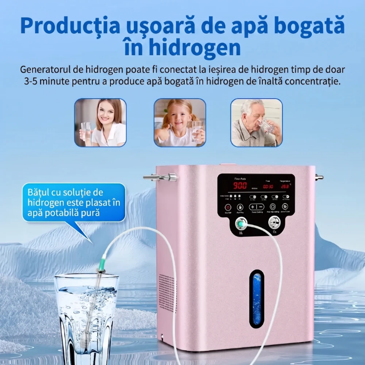 Poza cu Inhalator Multifunctional, Hidrogen Molecular si Oxigen pur, SPE/PEM 900ml/min, GY-HX900