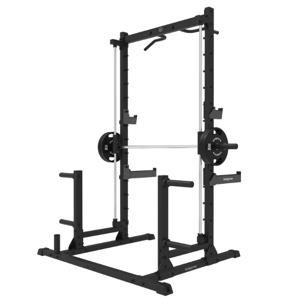 Poza cu Bodytone Solid Grow Half Cage Smith – Half Rack Profesional cu Smith Machine