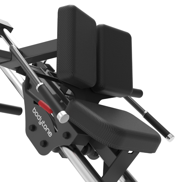 Poza cu Bodytone Solid Grow Hack Squat – Aparat Profesional pentru Hack Squat cu Discuri Olimpice