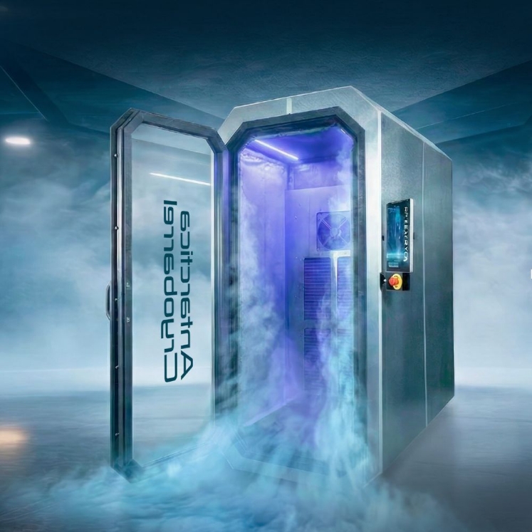 Poza cu Criosauna electrica pentru intregul corp, Antarctica Barrel