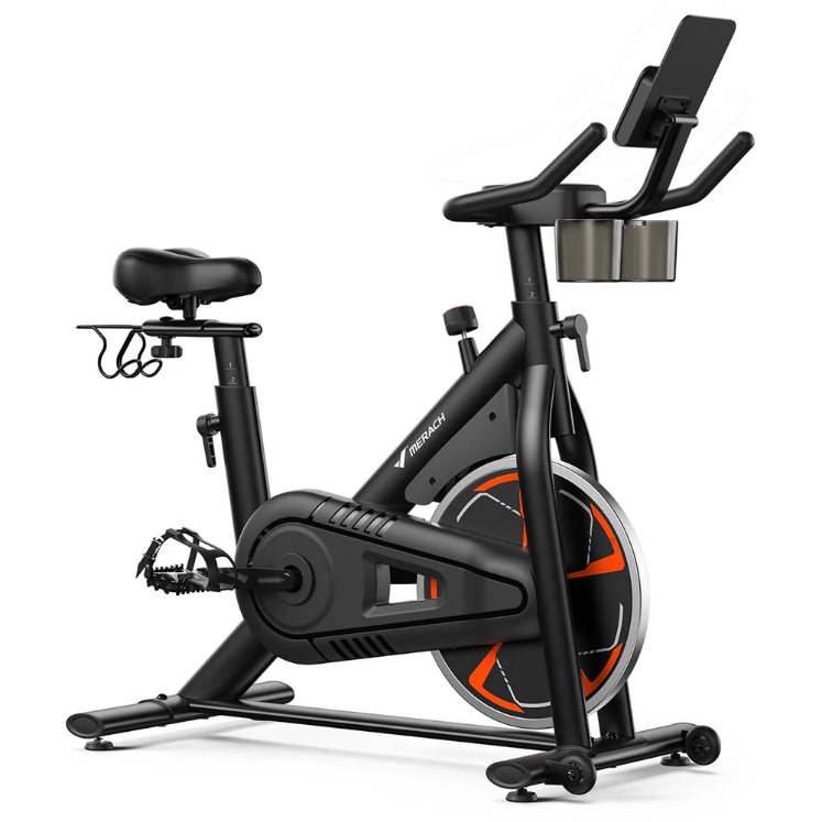 Poza cu Bicicletă Fitness Magnetică MERACH S36 – Silențioasă, Conectivitate Smart și Rezistență Reglabilă