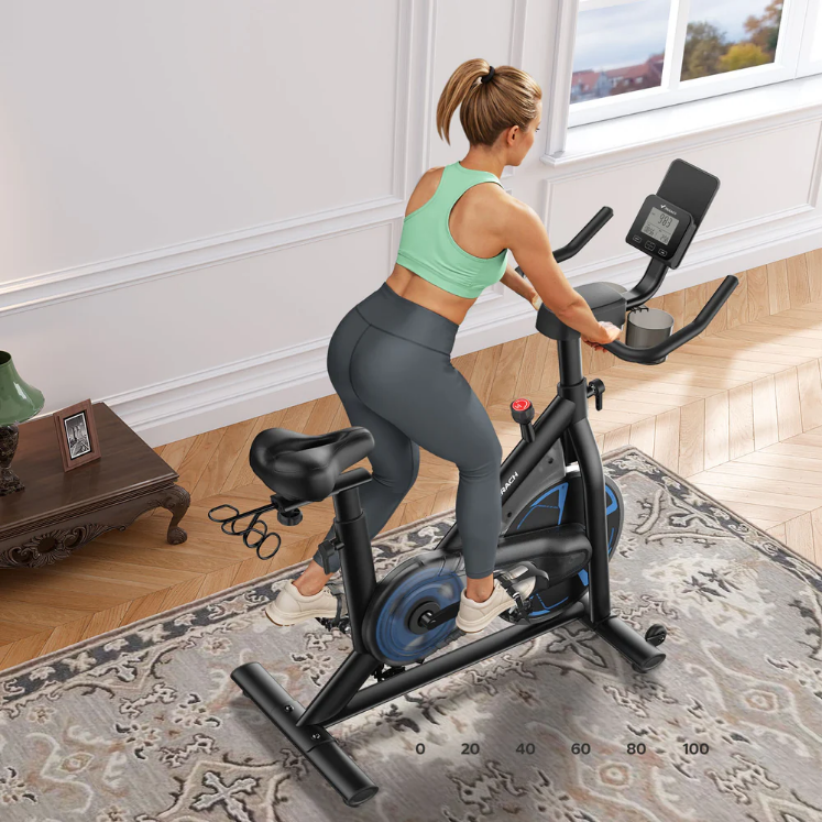 Poza cu Bicicletă Fitness Magnetică MERACH S36 – Silențioasă, Conectivitate Smart și Rezistență Reglabilă