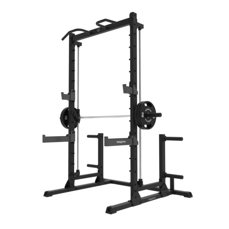 Poza cu Bodytone Solid Grow Half Cage Smith – Half Rack Profesional cu Smith Machine