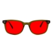 Poza cu Ochelari cu lentile roșii pentru seară – Cedar Olive Red, Filter Optix