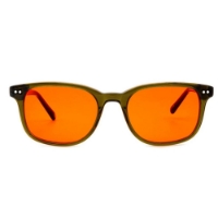 Poza cu Ochelari cu lentile portocalii, anti lumină albastră – Cedar Olive Orange, Filter Optix