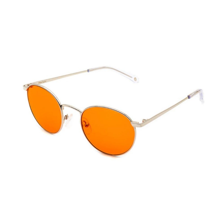 Poza cu Ochelari cu lentile portocalii, anti lumină albastră – Mesi Silver Orange, Filter Optix
