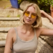 Poza cu Ochelari cu lentile galbene, pentru calculator – Mesi Silver Yellow, Filter Optix