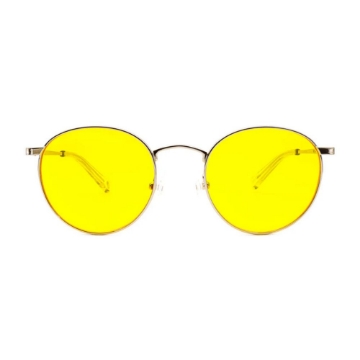 Poza cu Ochelari cu lentile galbene, pentru calculator – Mesi Silver Yellow, Filter Optix