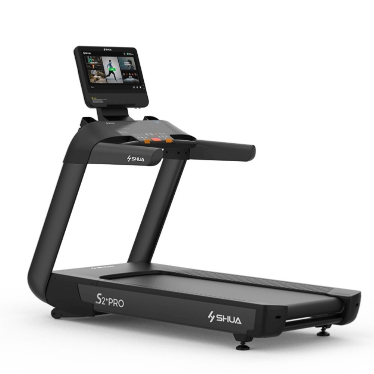 Poza cu Bandă de alergare profesională SHUA SH-T9100TP – Touchscreen și sistem FlexAir Adaptive Deck