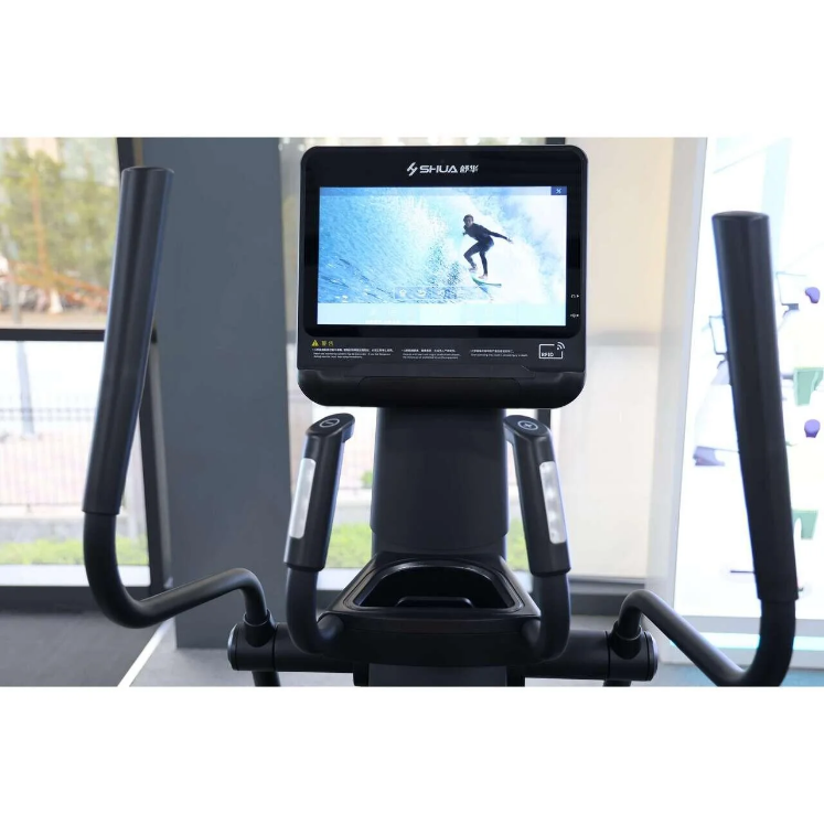 Poza cu Bicicletă eliptică profesională SHUA SH-B9100ET cu ecran tactil 15.6” și 40 niveluri de rezistență