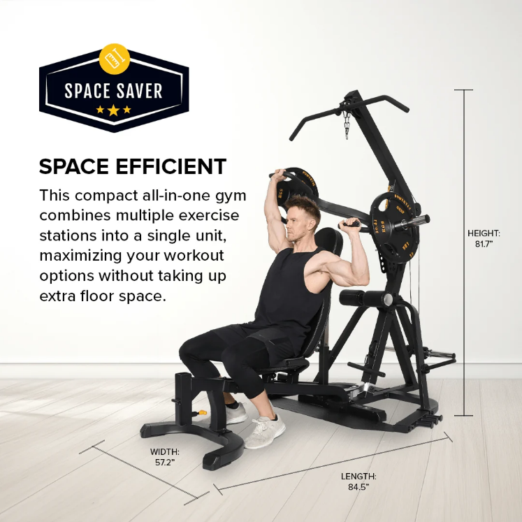 Poza cu Aparat multifunctional WB-LS20 Powertec Workbench Levergym Negru