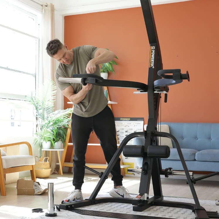 Poza cu Aparat multifunctional WB-LS20 Powertec Workbench Levergym Negru