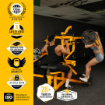 Poza cu Aparat multifunctional cu 3 statii WB-MS Powertec Negru