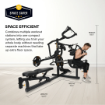 Poza cu Aparat multifunctional cu 3 statii WB-MS Powertec Negru