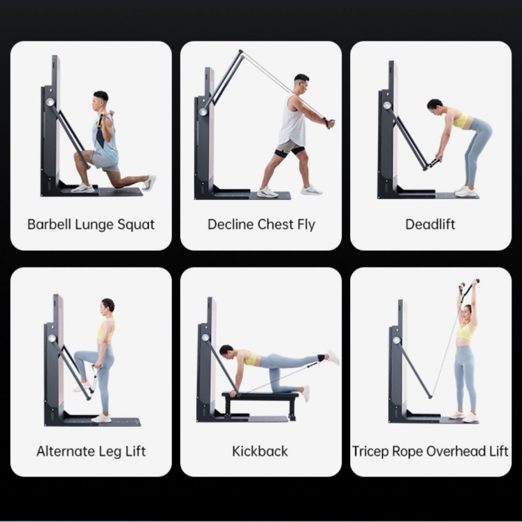 Poza cu Aparat fitness IMBODY Intelligent Training Mirror Power S Pro Full Set + Ski Handle