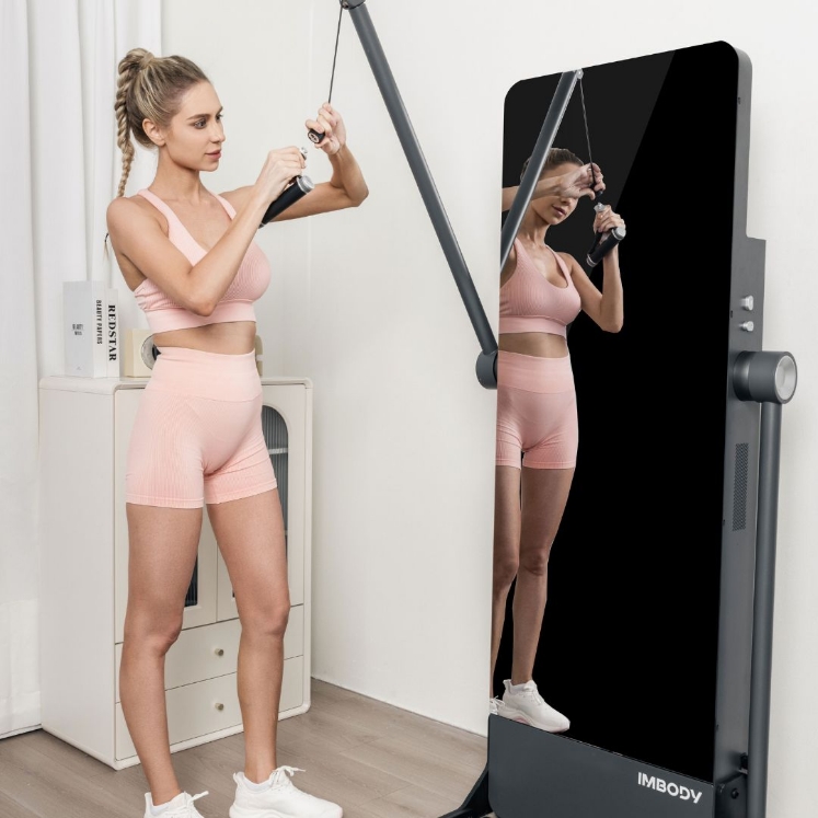 Poza cu Aparat fitness IMBODY Intelligent Training Mirror Power S Pro Full Set + Ski Handle