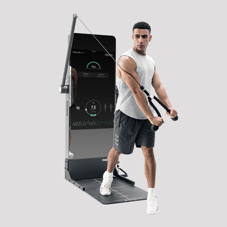 Poza cu Aparat fitness IMBODY Intelligent Training Mirror Power S Pro Full Set + Ski Handle