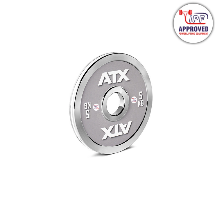 Poza cu ATX® Calibrated Steel Plate 5 kg - 25 kg - Disc de Precizie pentru Powerlifting si Haltere
