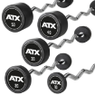 Poza cu Bară EZ din Cauciuc cu Logo ATX - 10 kg - 50 kg