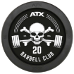 Poza cu Bară EZ Cauciucată - Logo Barbell Club - 10 kg - 50 kg