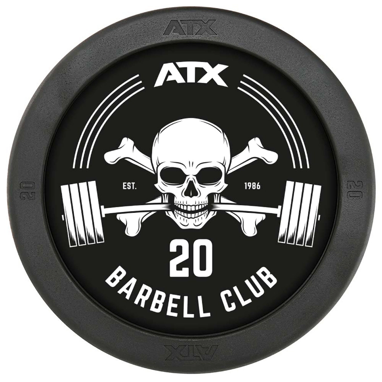 Poza cu Bară EZ Cauciucată - Logo Barbell Club - 10 kg - 50 kg