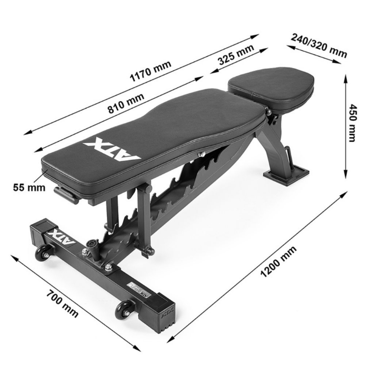 Poza cu Bancă reglabilă ATX Multi Bench Multibank Pro, profesională, 400 kg
